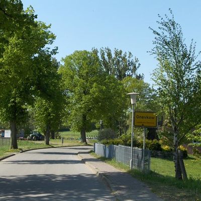Gnevkow - Ortseingang 