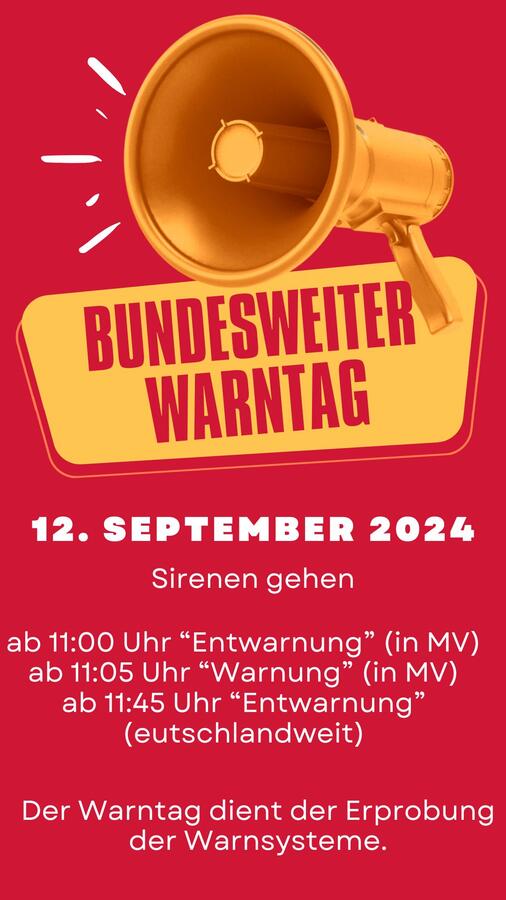 Bild vergr&ouml;&szlig;ern: Bundesweiter Warntag