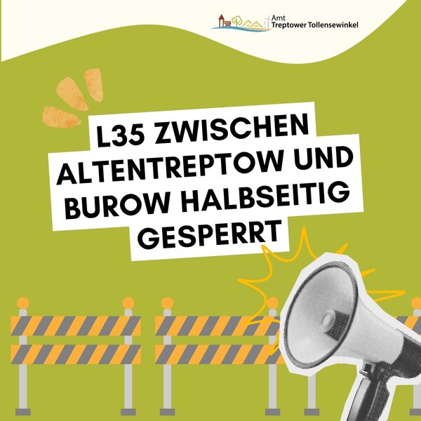 L35 halbseitig gesperrt