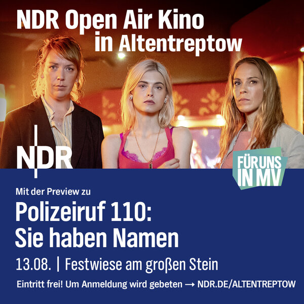 Bild vergr&ouml;&szlig;ern: NDR Open Air Kino in Altentreptow