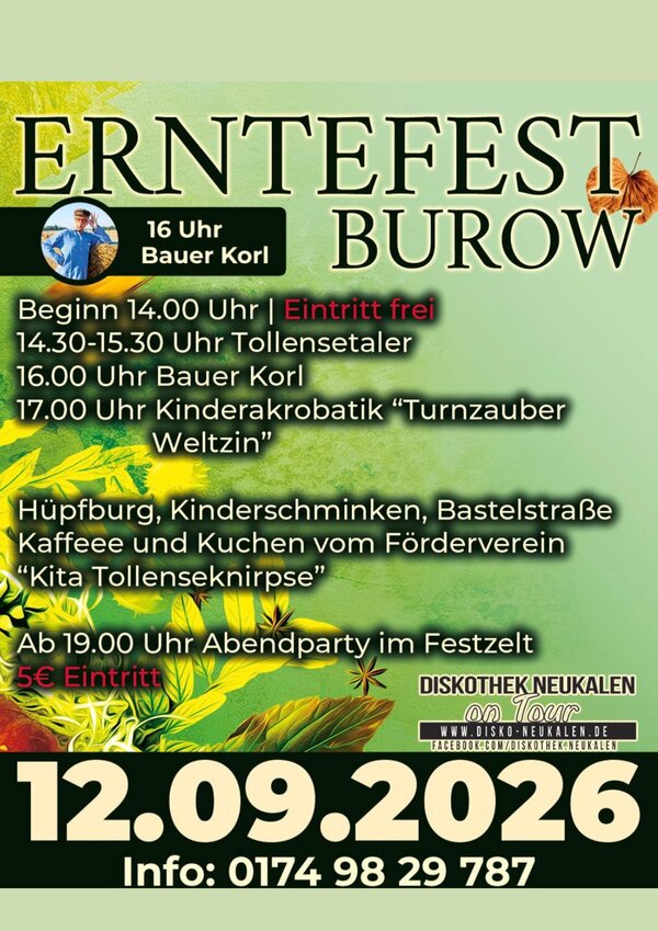 Erntefest Burow
