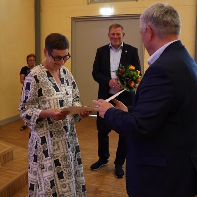 Bild vergr&ouml;&szlig;ern: Ehrung Claudia Ellgoth Juni 2026