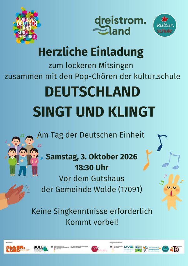 Bild vergr&ouml;&szlig;ern: Wolde singt