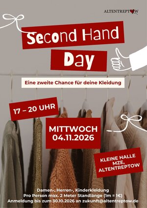 Bild vergr&ouml;&szlig;ern: Secondhand Day Plakat 04.11.2026